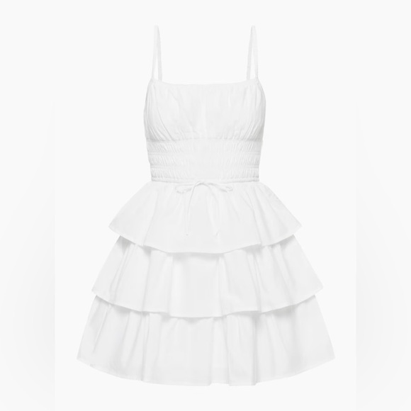 Wilfred Blooming Poplin Dress in Blue - Picture 5 of 8